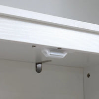 HOMCOM Grand garde-manger de cuisine autoportant de 183 cm, organisateur de rangement à 4 portes avec 4 niveaux et étagères réglables, blanc