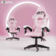 Fauteuil - Rose/Blanc