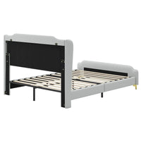 Lit rembourré moderne en cuir PU Uphou par Christopher Knight Home