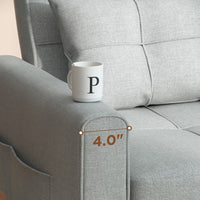 Canapé-lit réglable 3 en 1, fauteuil-canapé escamotable, lit pliant convertible pour salon