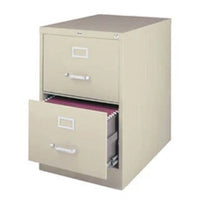 Classeur vertical commercial Hirsh à 2 tiroirs pour documents grand format
