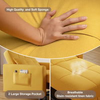 Canapé-lit réglable 3 en 1, fauteuil-canapé escamotable, lit pliant convertible pour salon