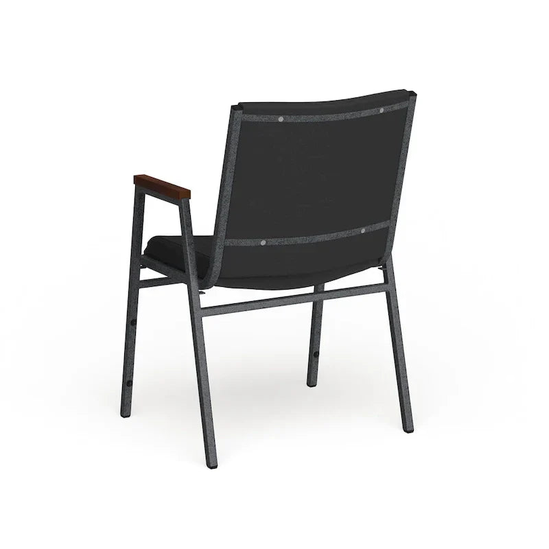 Chaise empilable robuste avec accoudoirs - 21P x 21L x 31H