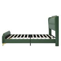 Lit rembourré moderne en cuir PU Uphou par Christopher Knight Home