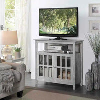 Meuble TV Big Sur Highboy de 40 pouces avec rangements, par Convenience Concepts