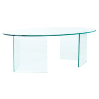 SAFAVIEH Beda Table basse en verre trempé - 47 L x 28 P x 16 H - 47Lx28Px16H