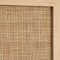 Armoire de cuisine en cannage Buylateral Lamberton chêne blond