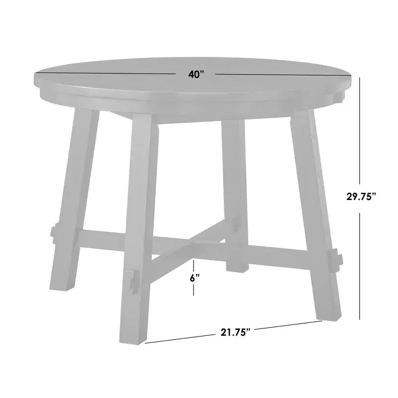 Ensemble repas extensible Lifestorey 5 pièces Edmonton style ferme avec chaises en bois massif noir mat