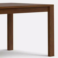 WyndenHall Saige table de salle à manger rectangulaire placage noyer : style contemporain, 6 places, sans rallonge