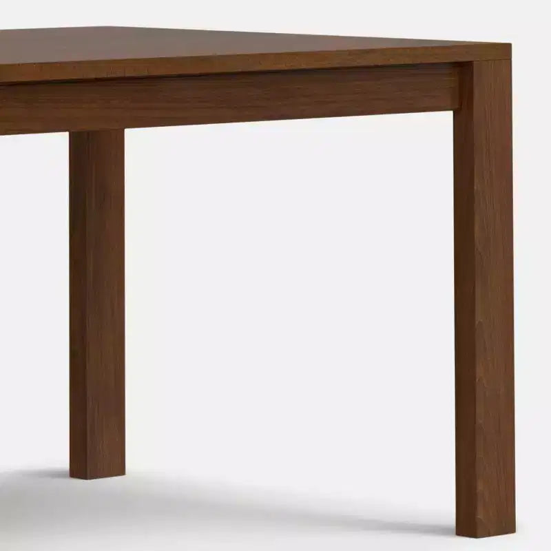WyndenHall Saige table de salle à manger rectangulaire placage noyer : style contemporain, 6 places, sans rallonge