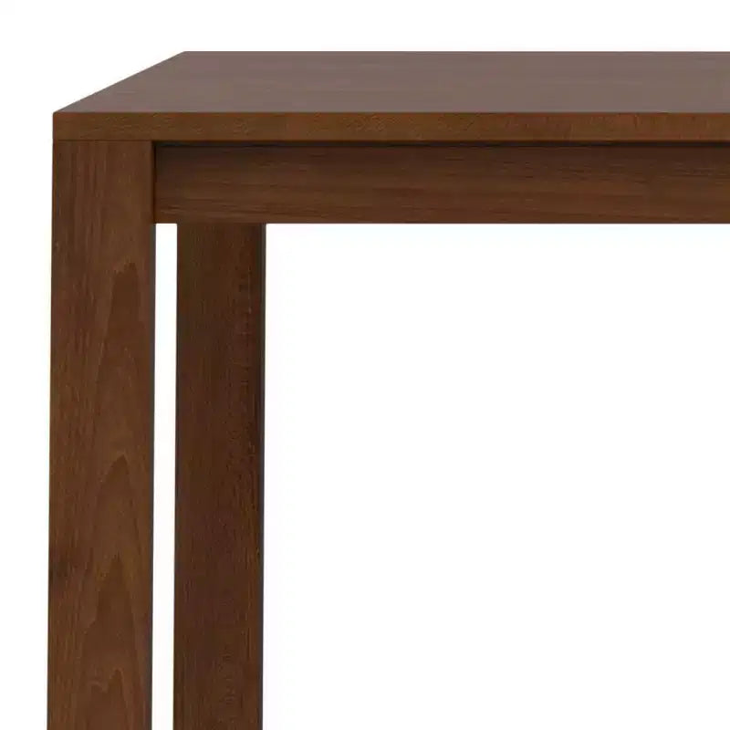 WyndenHall Saige table de salle à manger rectangulaire placage noyer : style contemporain, 6 places, sans rallonge