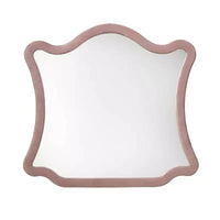 Acme Furniture Salonia Miroir de commode velours rose
