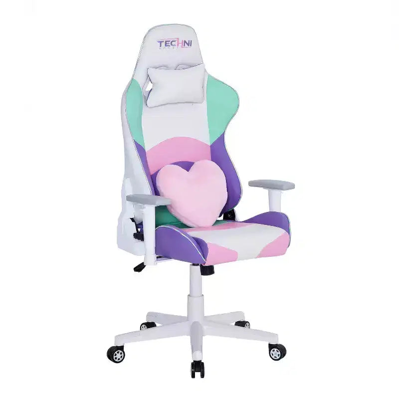 Chaise gaming PC de bureau Kawaii - Techni Sport