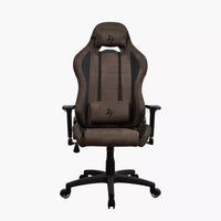 Chaise de bureau et de jeu Arozzi Torretta Premium avec revêtement super doux, marron