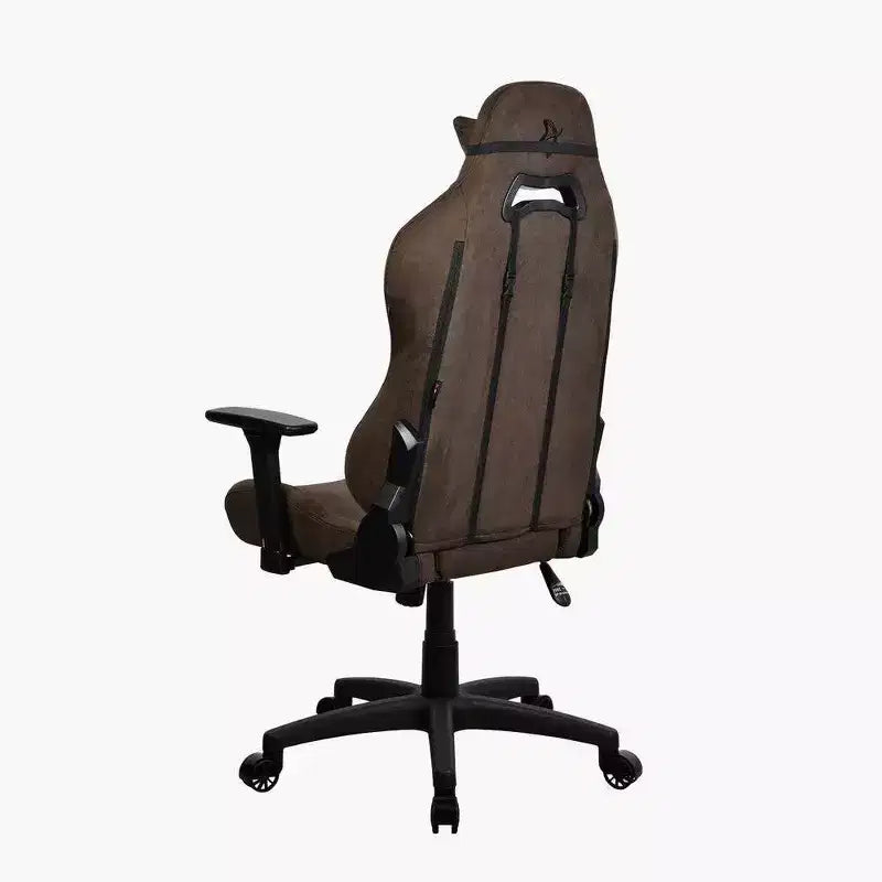 Chaise de bureau et de jeu Arozzi Torretta Premium avec revêtement super doux, marron