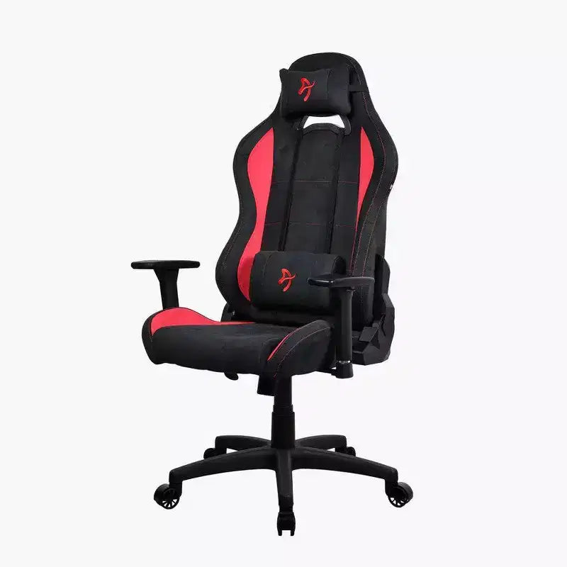 Arozzi Torretta Premium Chaise de bureau et de jeu super douce avec 2 oreillers de soutien Rouge