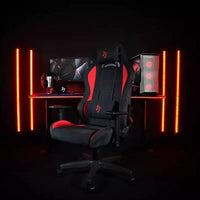 Arozzi Torretta Premium Chaise de bureau et de jeu super douce avec 2 oreillers de soutien Rouge