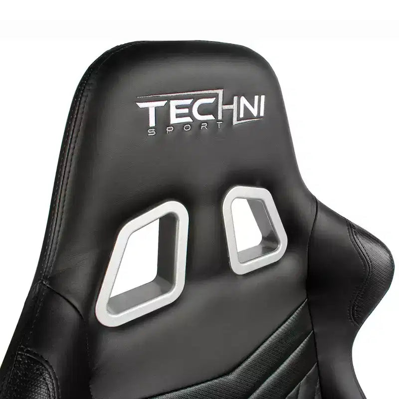 Chaise de jeu vidéo ergonomique de style coureur à dossier haut Ts-5100 - Techni Sport : pivotante, réglable