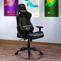 Chaise de jeu vidéo ergonomique de style coureur à dossier haut Ts-5100 - Techni Sport : pivotante, réglable