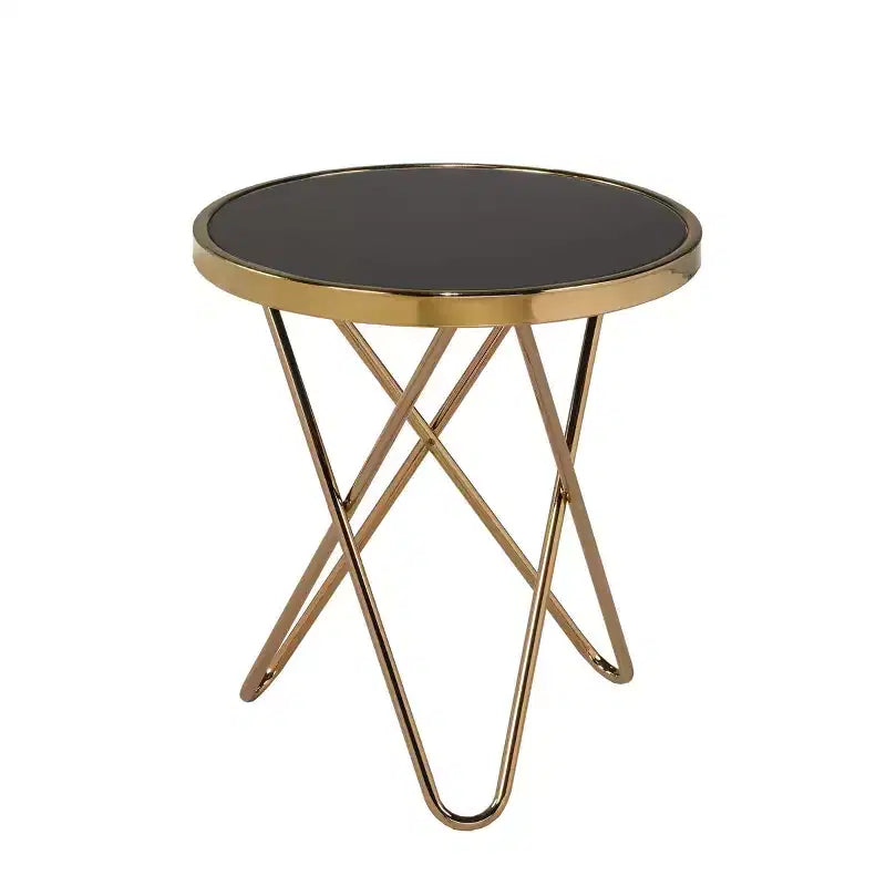 Table d'appoint Brassex Xavier Or Rose