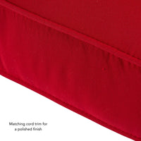 Sunbrella Ensemble de coussins d'extérieur à assise profonde premium 2 pièces