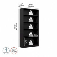 Bibliothèque haute à 5 étagères Universal de Bush Furniture