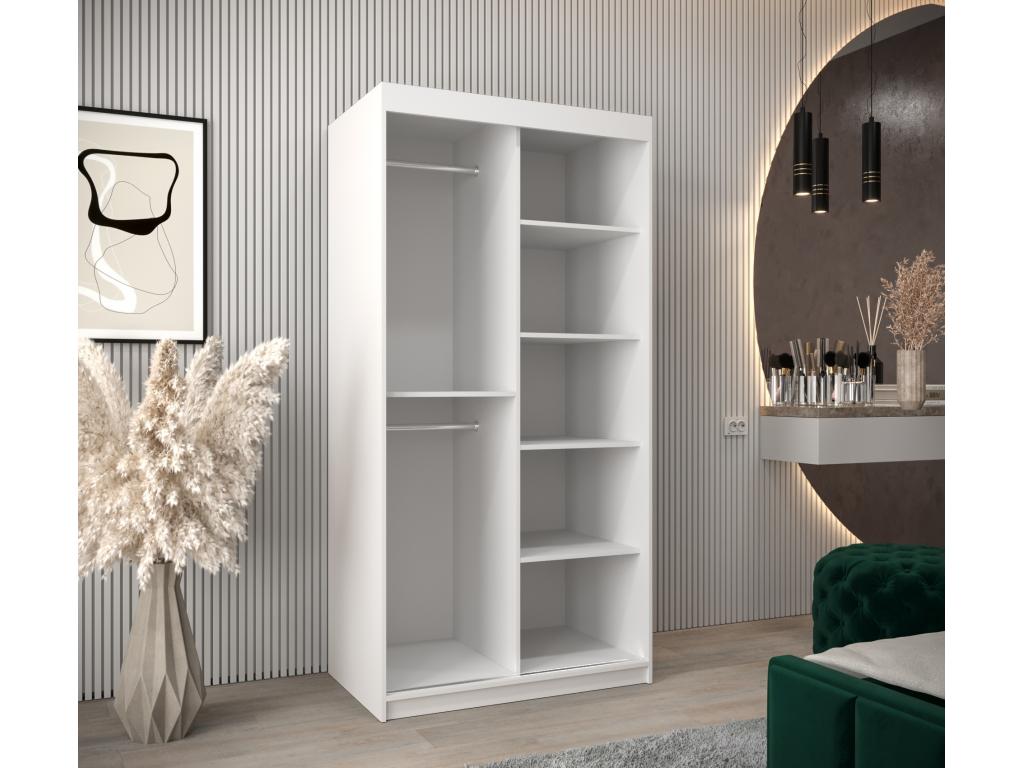 Armoire - Argent/Blanc/Marron