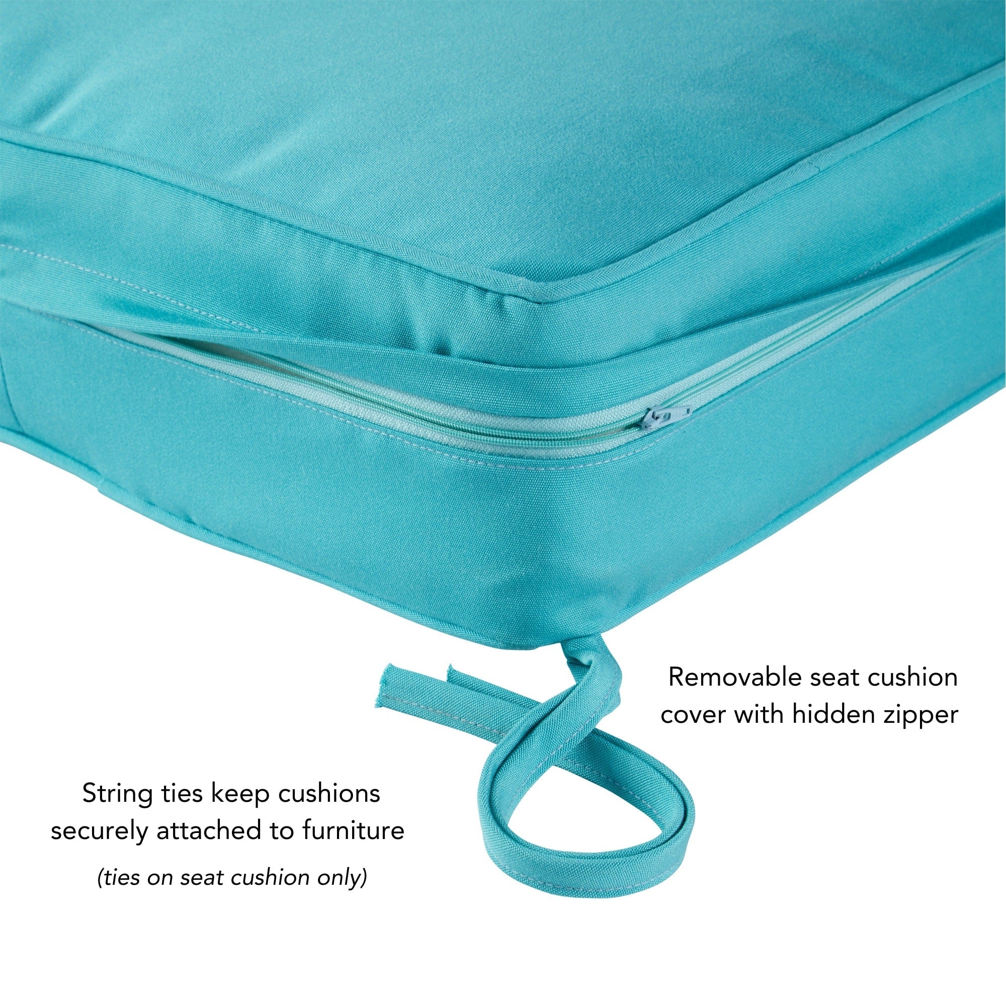 Sunbrella Ensemble de coussins d'extérieur à assise profonde premium 2 pièces