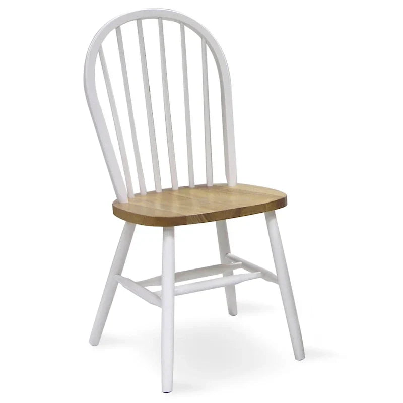 Chaise de salle à manger à dossier fuseau Windsor en bois massif International Concepts