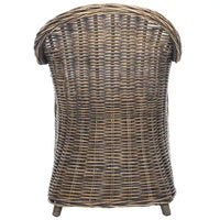 SAFAVIEH Sinja Fauteuil club en rotin jaune - 24 x 26 x 35 - 24x26x35H