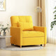 AECOJOY - Fauteuil convertible 3 en 1 avec coussin et dossier inclinable