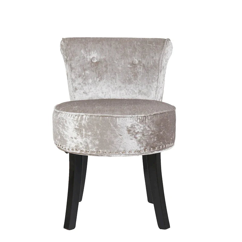 Tabouret de Coiffeuse en Bois Massif de 69,85 cm de haut - 69,85 H X 48,26 L X 29,97 P