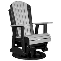Fauteuil planeur pivotant Adirondack en polybois
