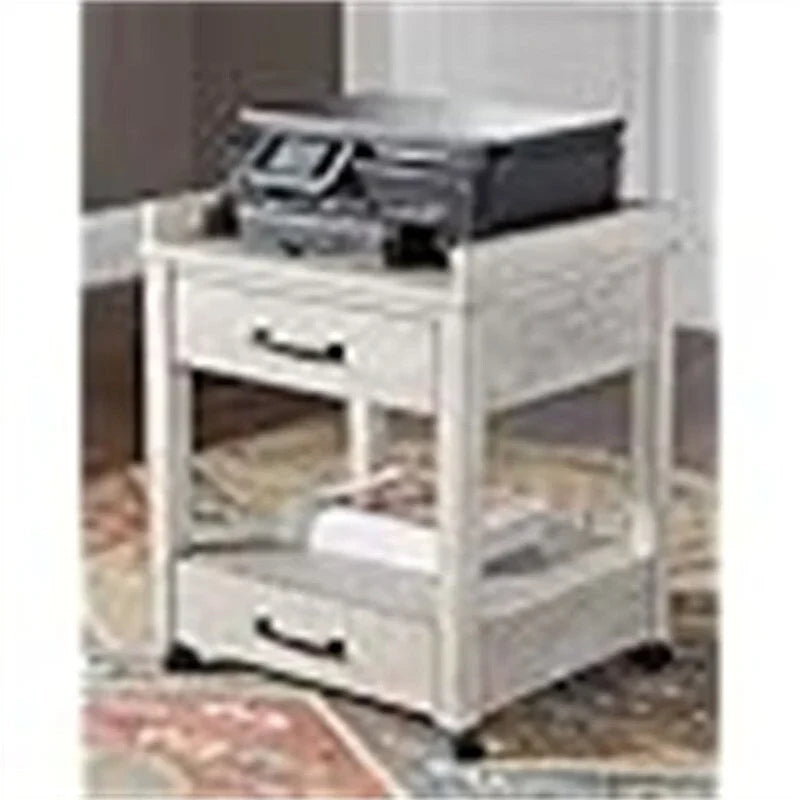 Meuble de rangement pour imprimante de bureau industriel - 61 P x 56 L x 58 H cm