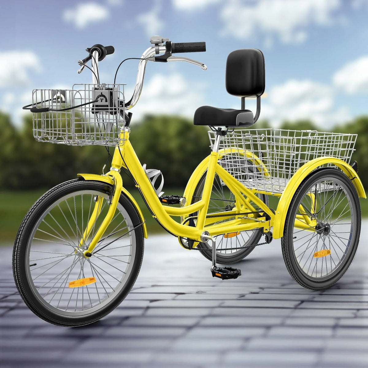 Tricycle adulte 26 vélo 3 roues 7 vitesses Trike