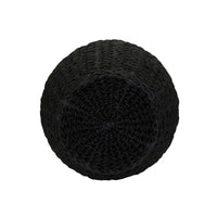 Table d'appoint avec panier de rangement en osier tressé à la main Household Essentials - 17,0 L x 17,0 l x 19,0 H