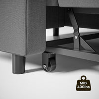 Canapé-lit réglable 3 en 1, fauteuil-canapé escamotable, lit pliant convertible pour salon