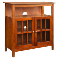 Meuble TV Big Sur Highboy de 40 pouces avec rangements, par Convenience Concepts