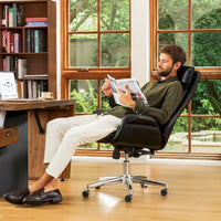 Chaise de bureau en similicuir - Pivotante - Plusieurs coloris