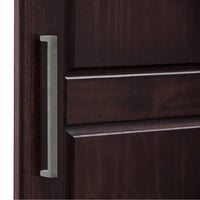 Palace Imports Armoire-penderie Cosmo 3 portes 100% bois massif avec portes en bois massif ou miroir