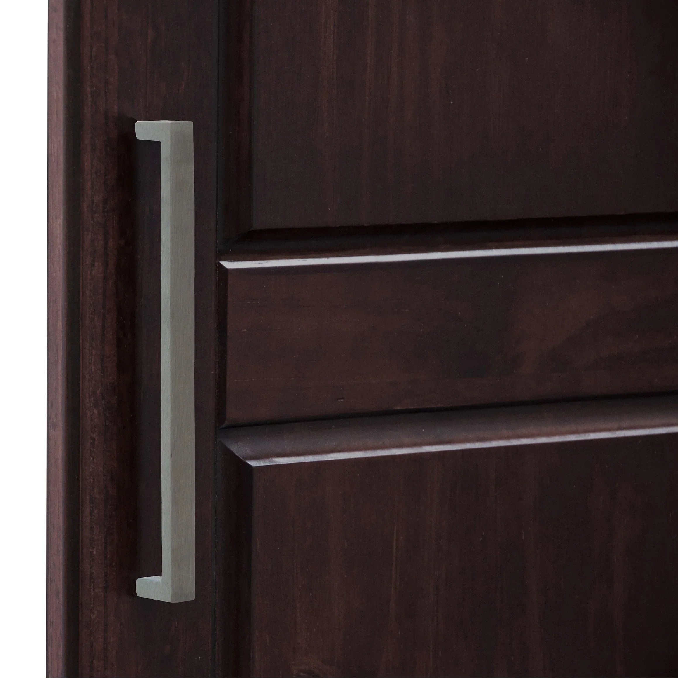 Palace Imports Armoire-penderie Cosmo 3 portes 100% bois massif avec portes en bois massif ou miroir