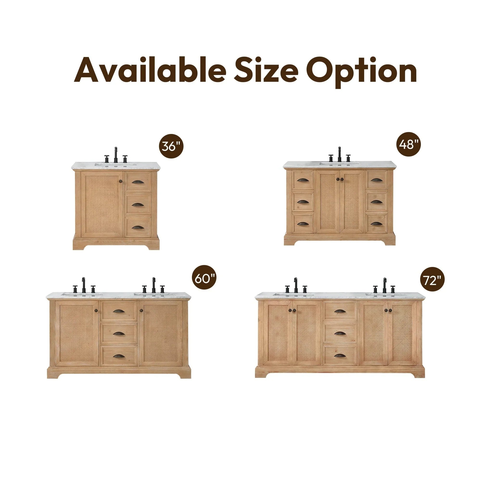 Hervas Meuble-lavabo avec dessus en marbre naturel sans miroir