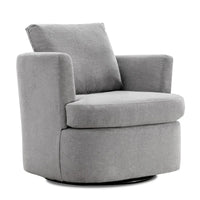 Fauteuils pivotants modernes Chenille pour salon