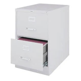 Classeur vertical commercial Hirsh à 2 tiroirs pour documents grand format