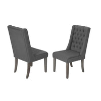 Ensemble de salle à manger extensible gris rustique 9 pièces Best Quality Furniture