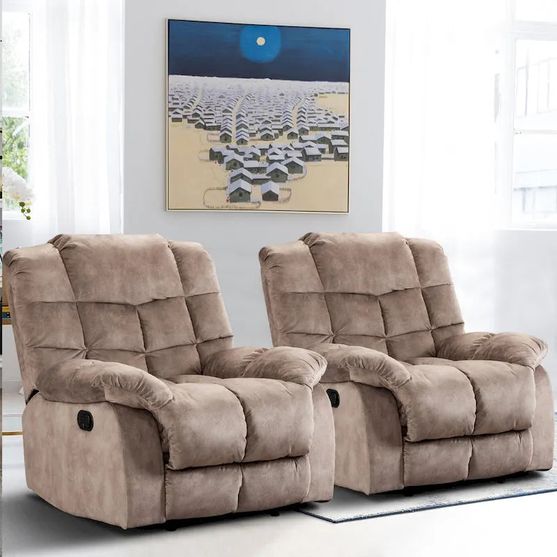 Fauteuil inclinable ergonomique surrembourré manuel
