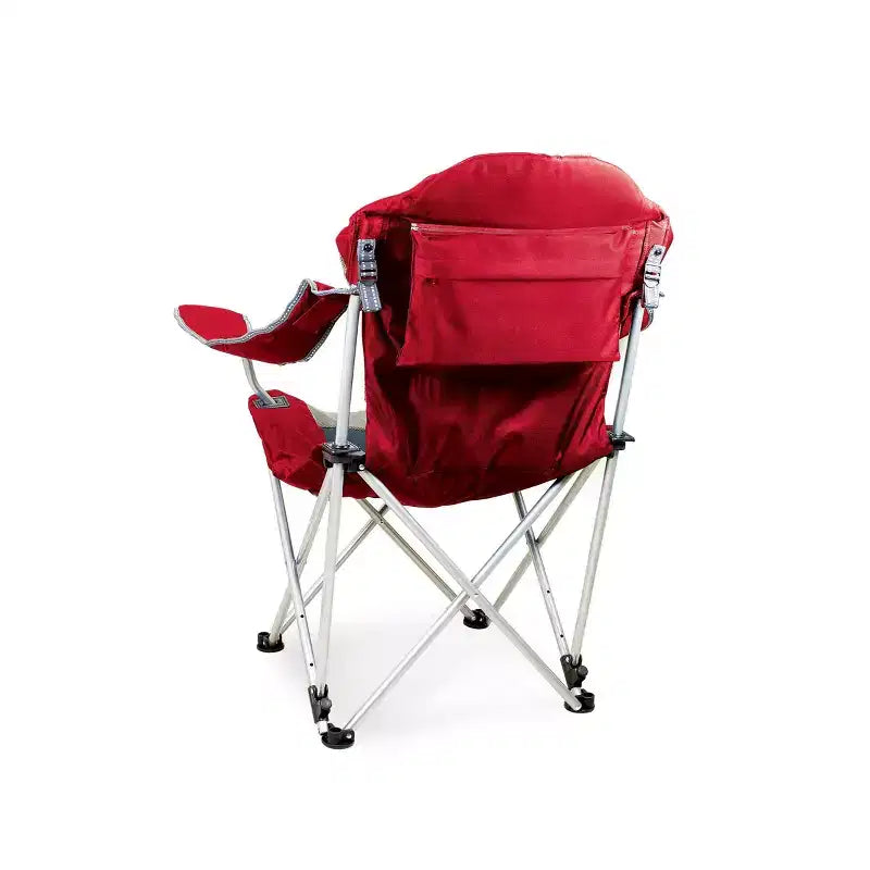 Chaise de camping inclinable portative Oniva Outdoor - Rouge foncé