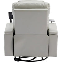 Fauteuil inclinable motorisé de cinéma maison multifonctionnel pivotant à 270°