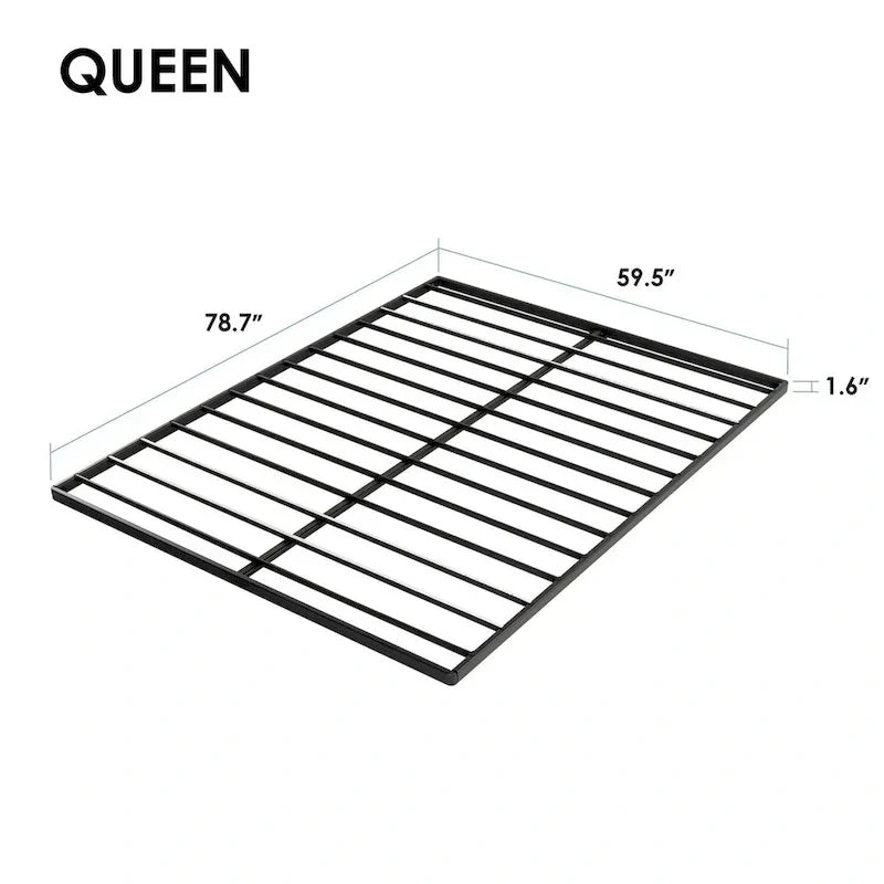 Planchette de lit en métal de 4 cm pour sommier de lit par Crown Comfort