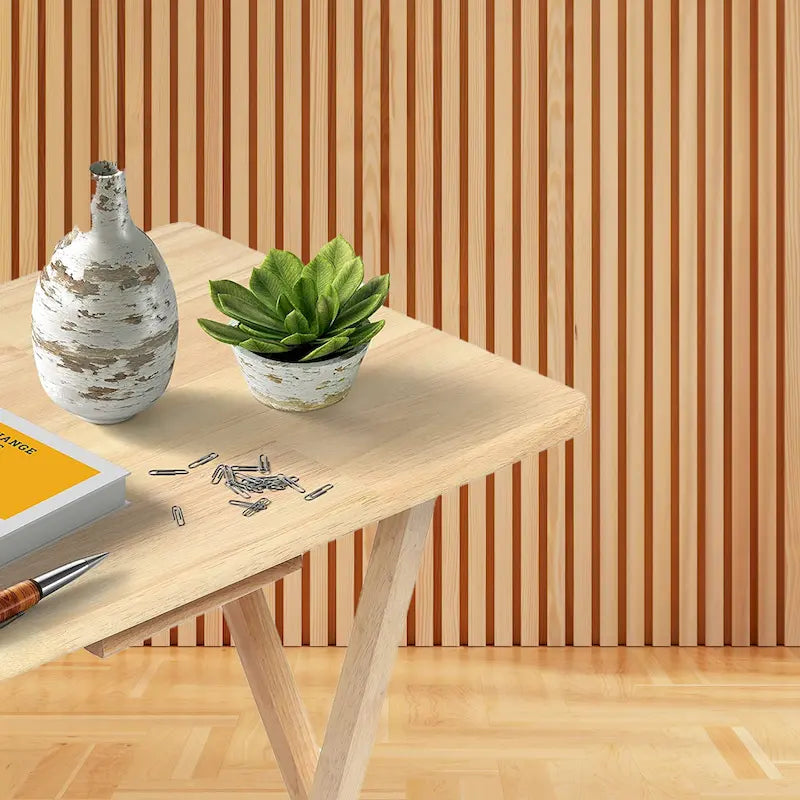 PJ Wood tables plateaux TV pliantes avec support de rangement compact, espresso, ensemble de 5 pieces - 36,38